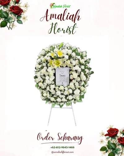 Krans Bunga Duka Cita di Cisande